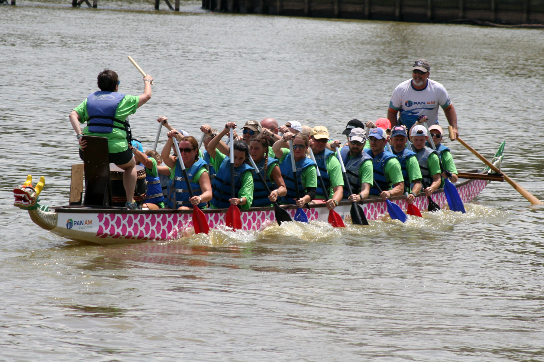 Rowan County Dragon Boat Race Competitors 